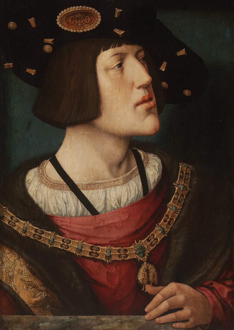 Retrato de Carlos V (1519) de Barend van Orley