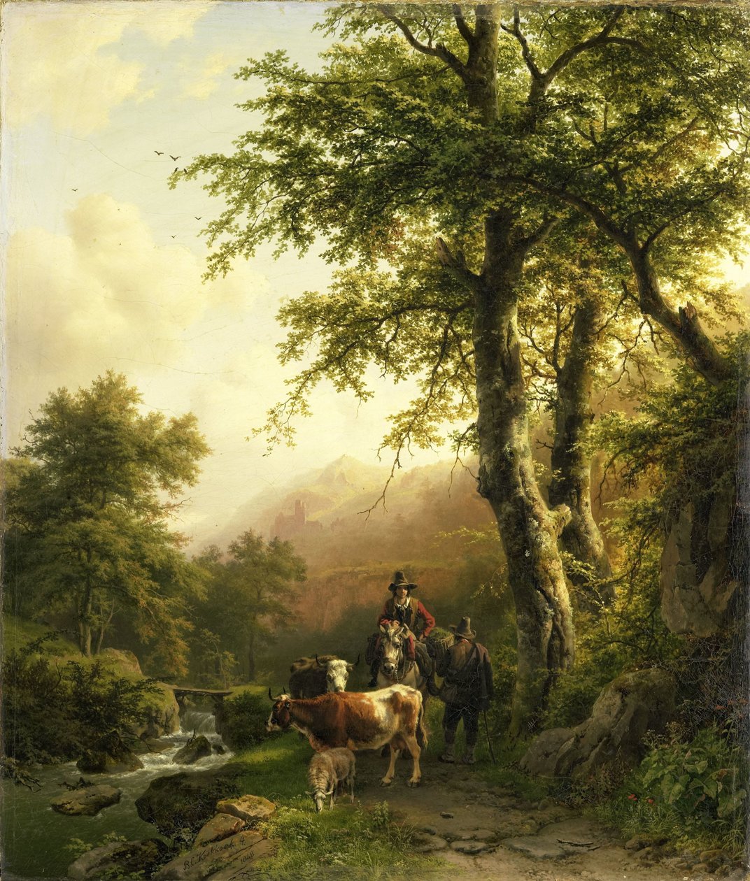 Paisagem Italiana de Barend Cornelis Koekkoek