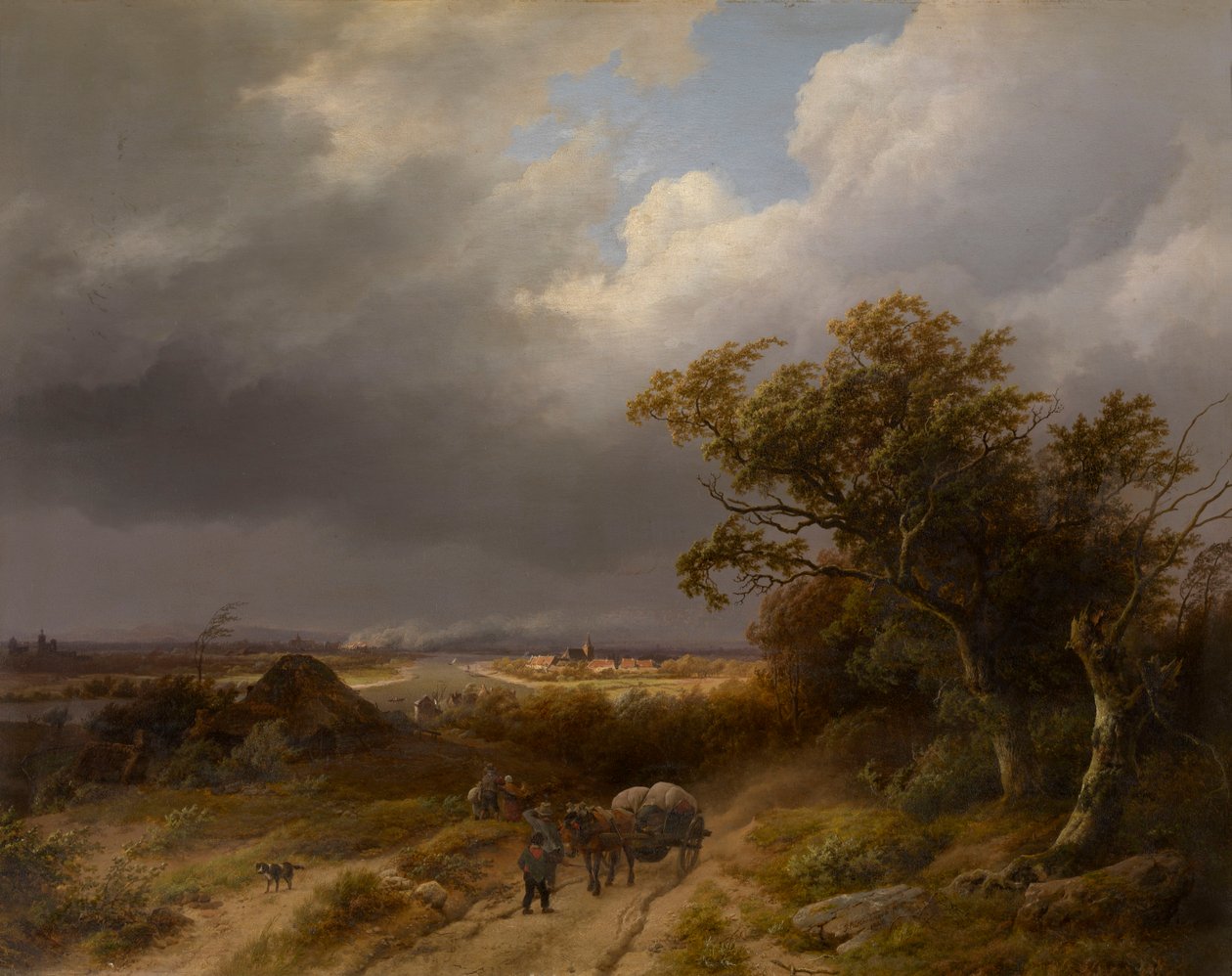 Paisagem perto de Cleves de Barend Cornelis Koekkoek