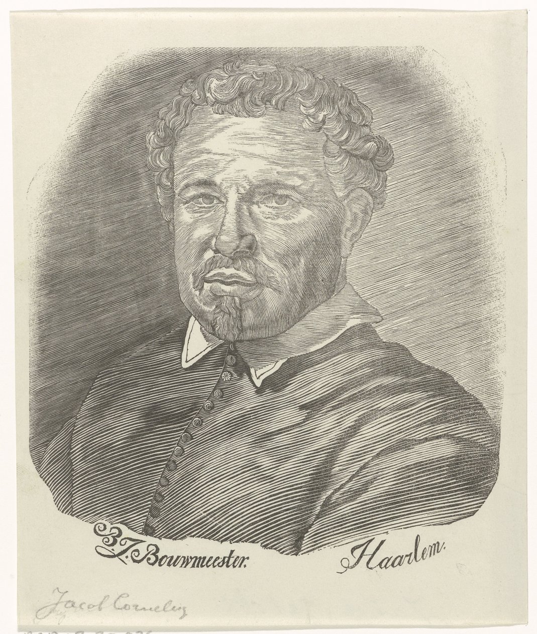 Retrato de Jacob Cornelisz. de Barend Johannes Bouwmeester
