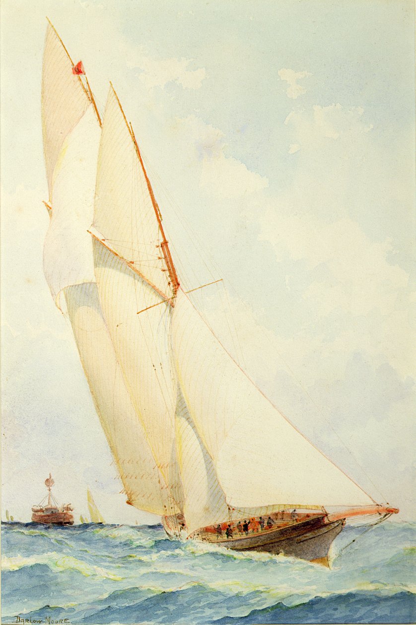 Escuna sob vela de Barlow Moore