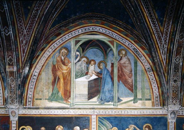 A circuncisão, de uma série de cenas do novo Testamant de Barna da Siena