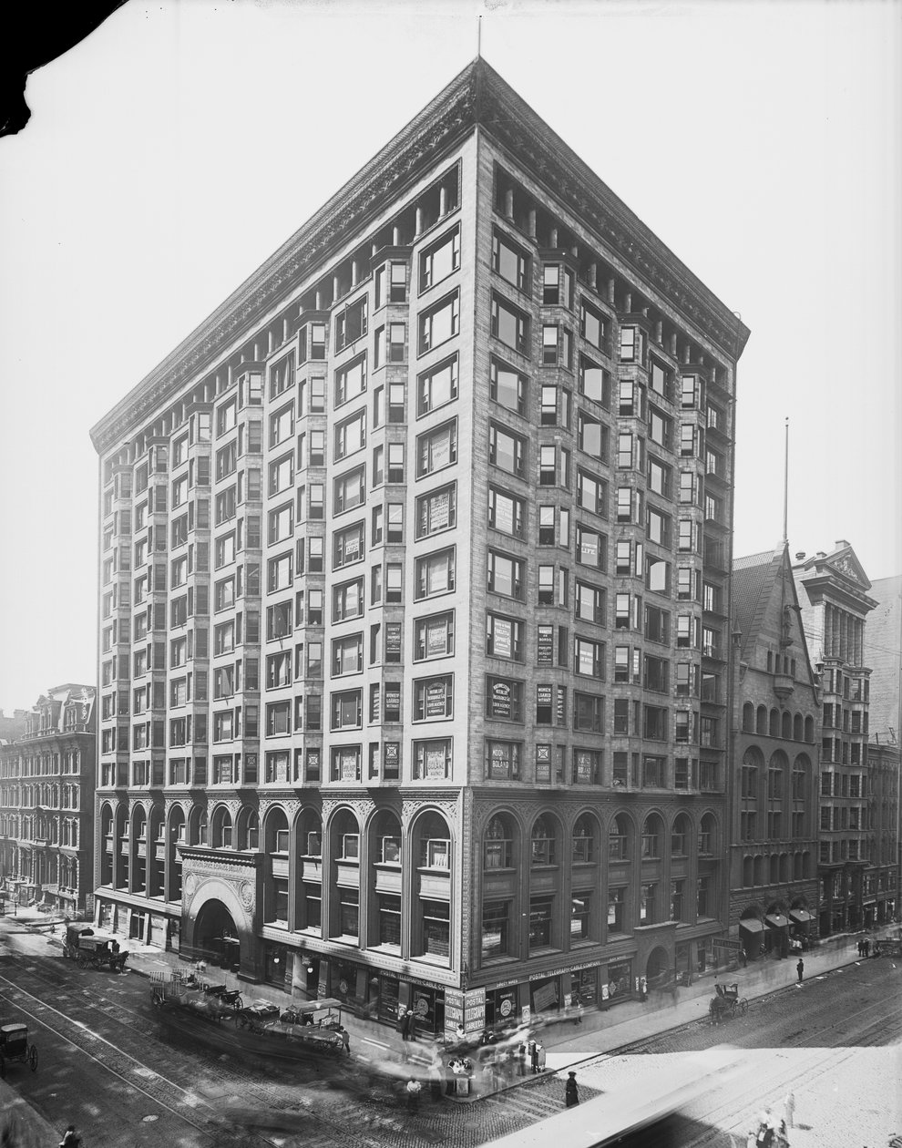 Chicago Stock Exchange, Chicago, Illinois, EUA, c.1907 (foto a p/b) de Barnes and Crosby