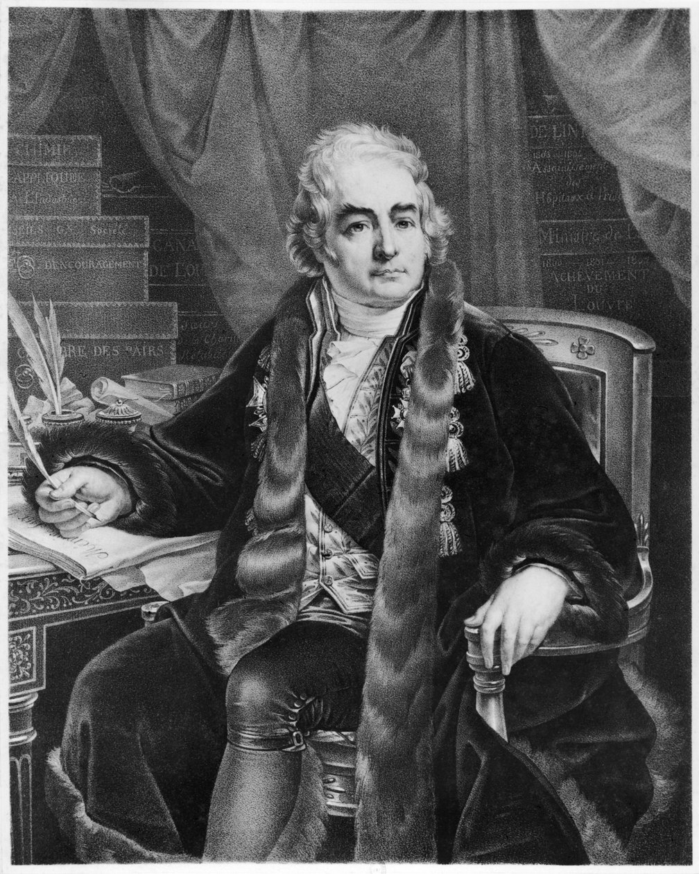 Jean Antoine Chaptal, conde de Chanteloup de Antoine Jean Gros