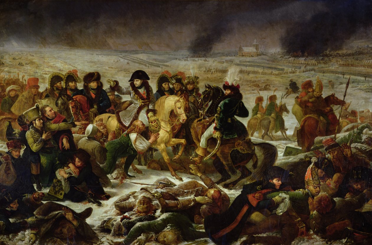 Napoleão no Campo de Batalha de Eylau, 9 de fevereiro de 1807, 1808 de Antoine Jean Gros