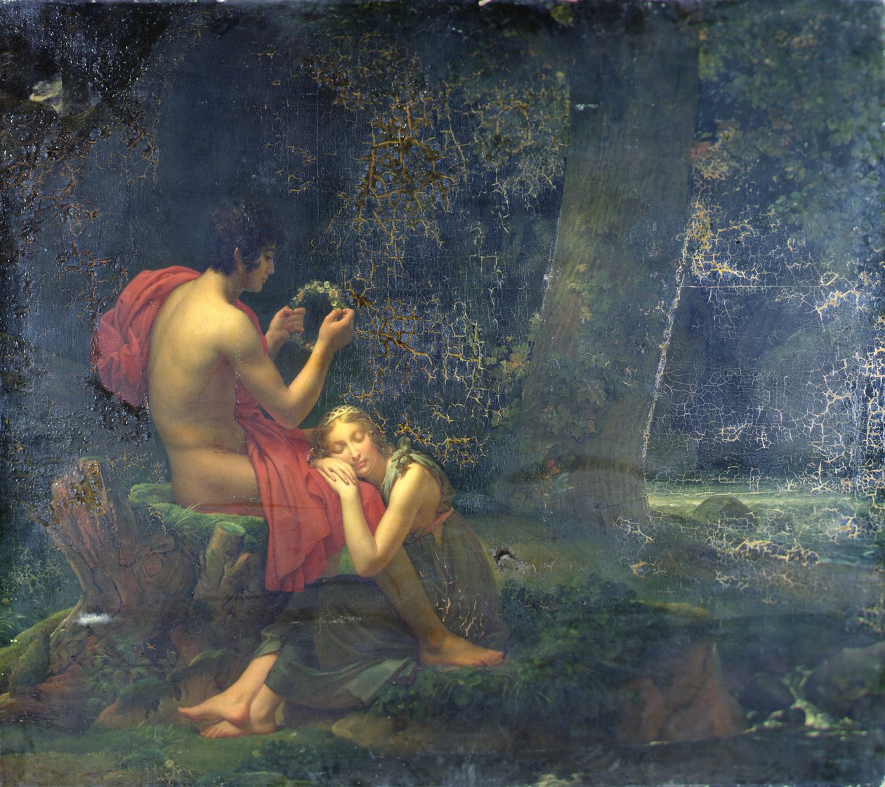 Daphnis e Chloe, 1824-25 de Baron François Pascal Simon Gérard