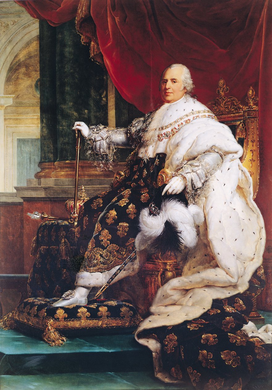 Luís XVIII (1755-1824) de Baron François Pascal Simon Gérard