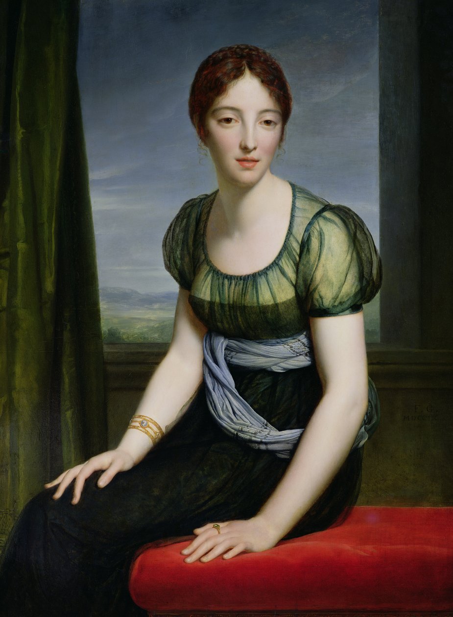 Retrato de Madame Regnault de São João de Angely (1775-1857) de Baron François Pascal Simon Gérard