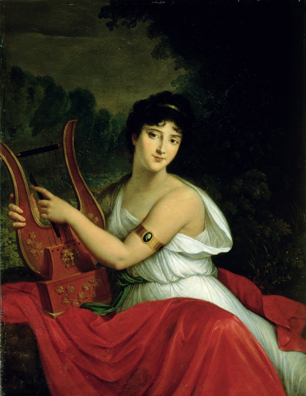 Retrato de madame de la pleigne de Baron François Pascal Simon Gérard