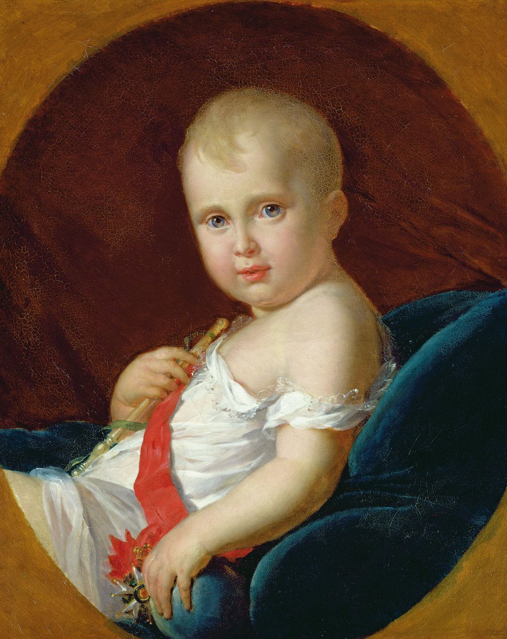 Retrato de Napoleão, Príncipe Imperial e Rei de Roma, 1815 de Baron François Pascal Simon Gérard