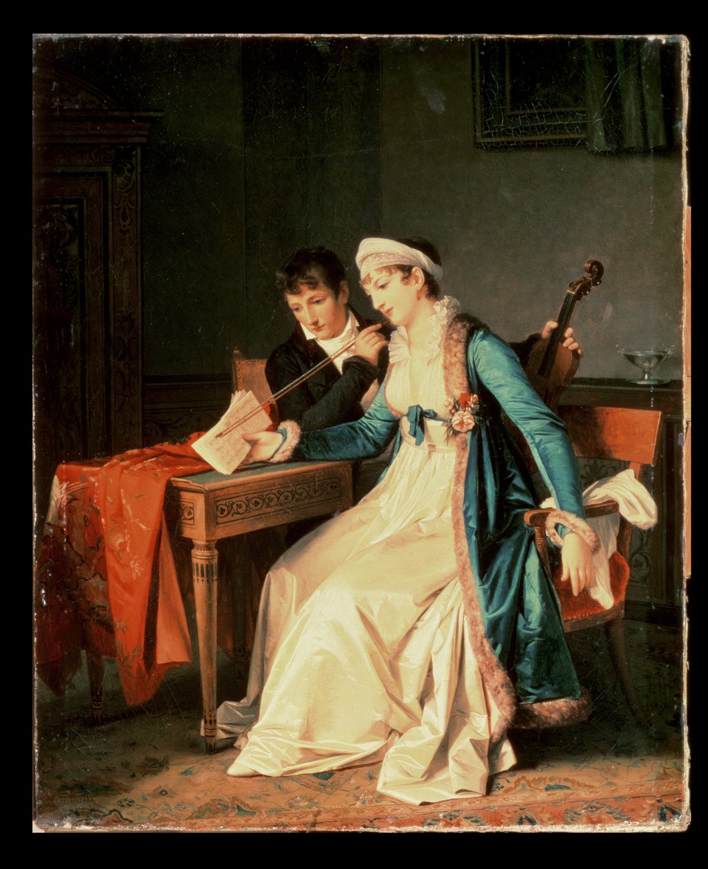 A lição de música, 1790 de Baron François Pascal Simon Gérard