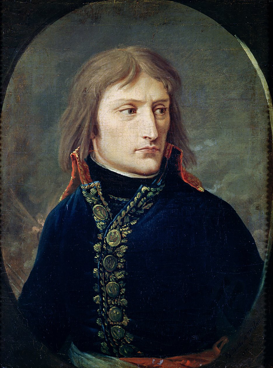 Napoleão Bonaparte (1769-1821) como general-em-chefe do exército italiano, 1796-97 de Baron Louis Albert Bacler d