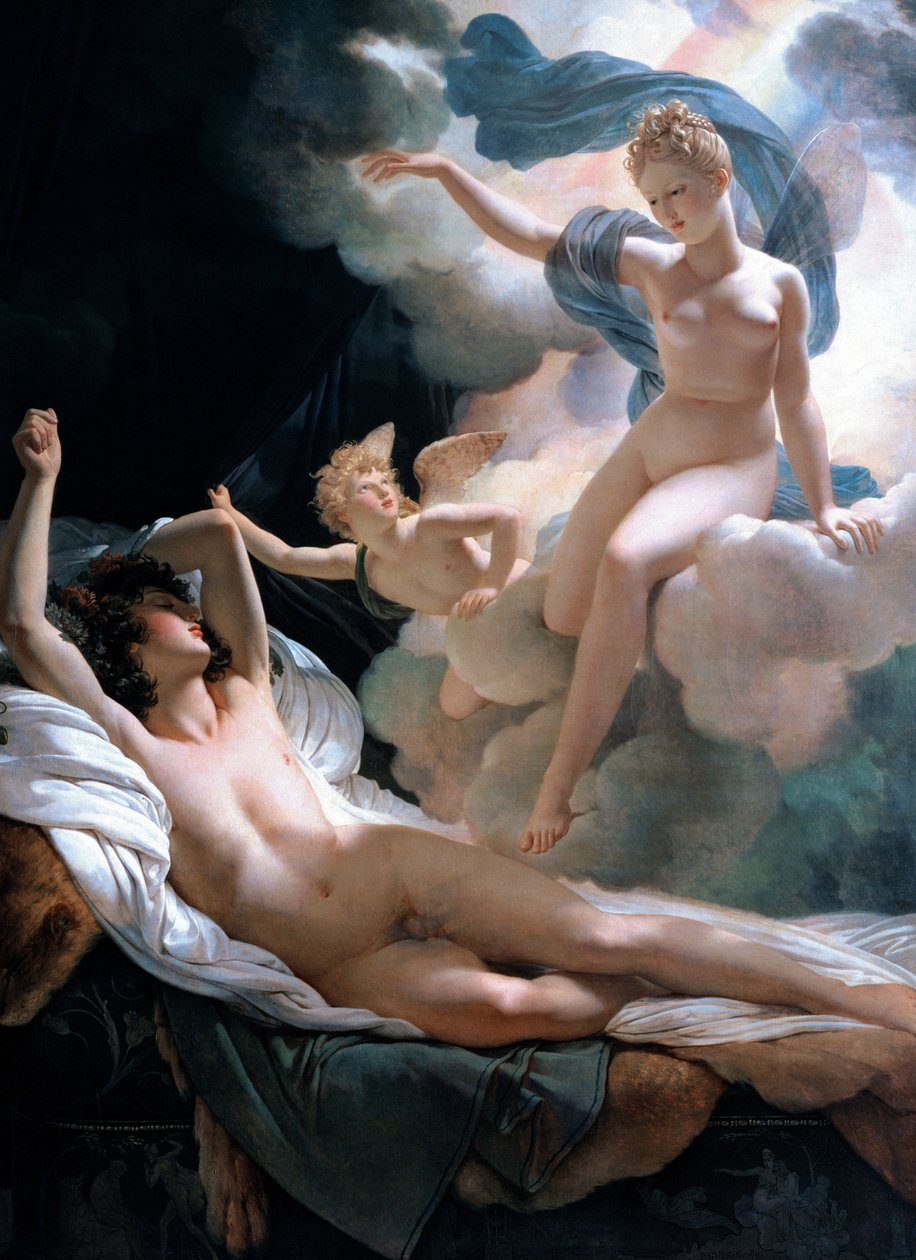 Morpheus e Iris, 1811 de Baron Pierre Narcisse Guerin