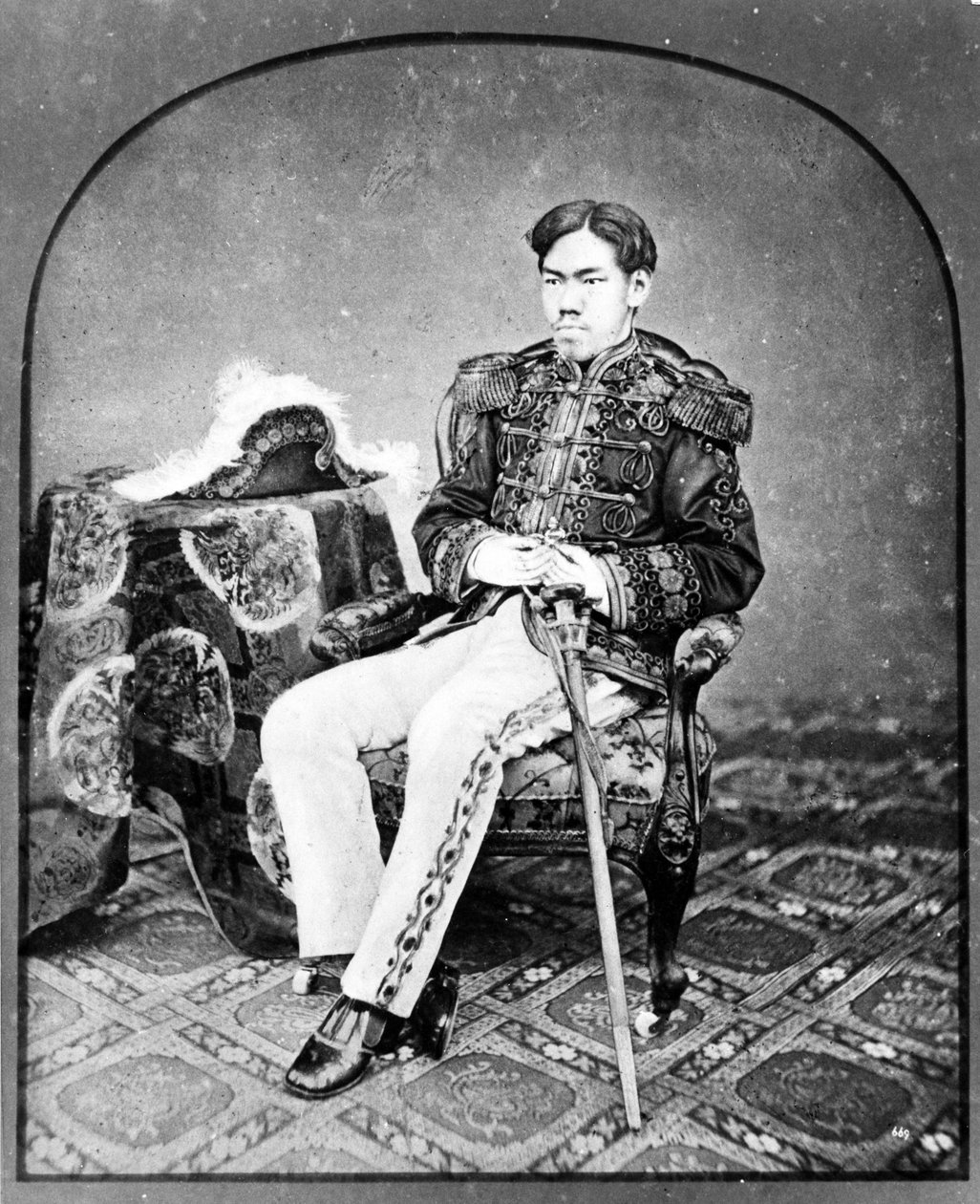 Imperador Meiji do Japão, c.1878-9 de Baron Raimund von Stillfried