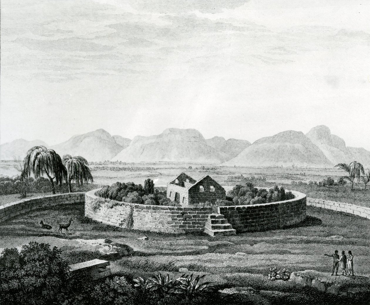 Monumento peruano de Canar de Baron Friedrich Alexander von Humboldt