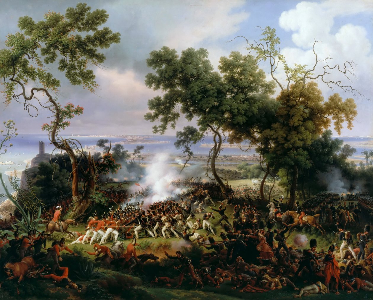 A Batalha de Barrosa, 5 de março de 1811 de Baron Lejeune Louis François