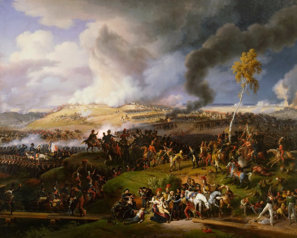A Batalha de Borodino em 26 de agosto de 1812 de Baron Lejeune Louis François