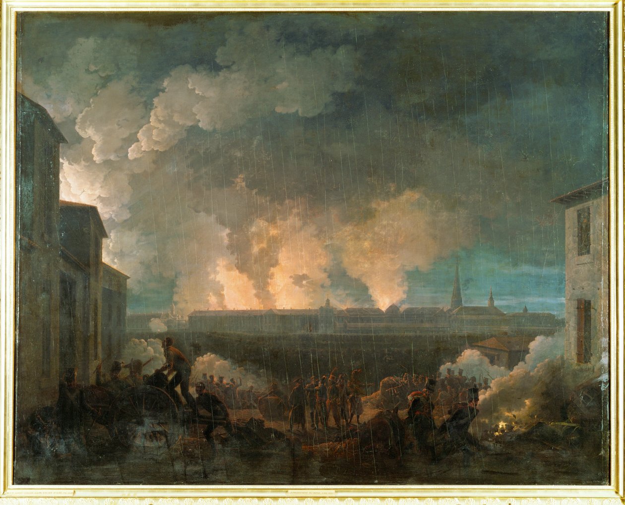 Bombardeamento de Viena ... de Baron Louis Albert Bacler d