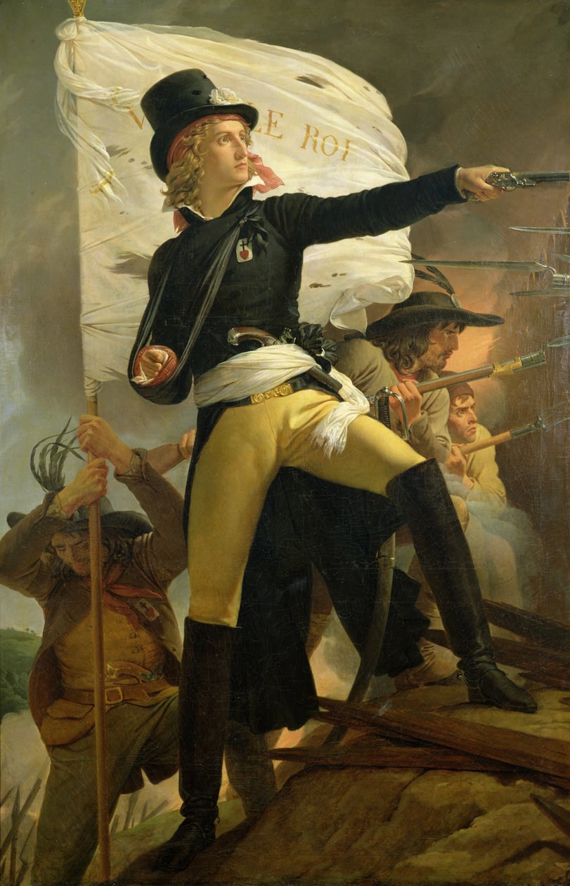 Henri de La Rochejaquelein (1772-94), líder da revolta na Vendéia, 1817 de Baron Pierre Narcisse Guerin