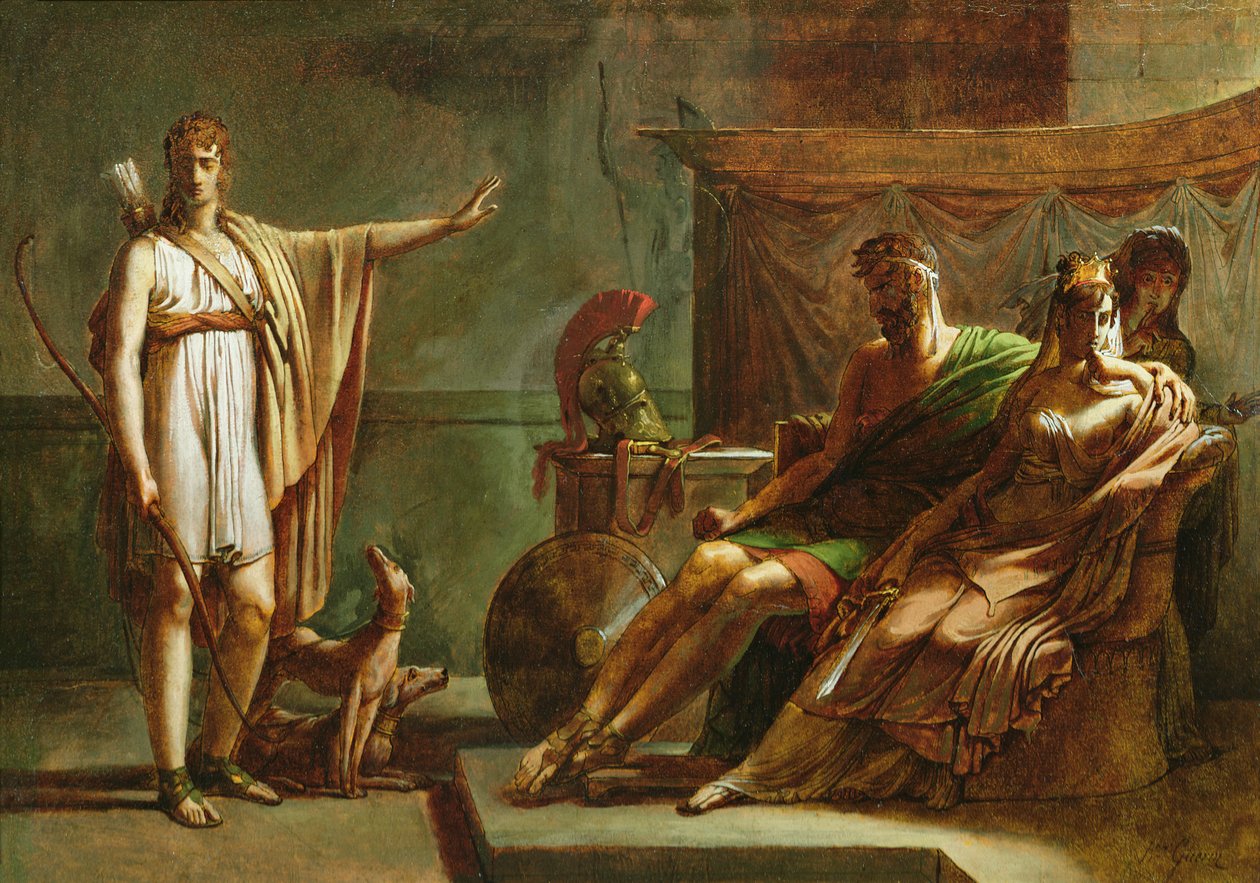 Phaedra e Hipólito, 1802 de Baron Pierre Narcisse Guerin