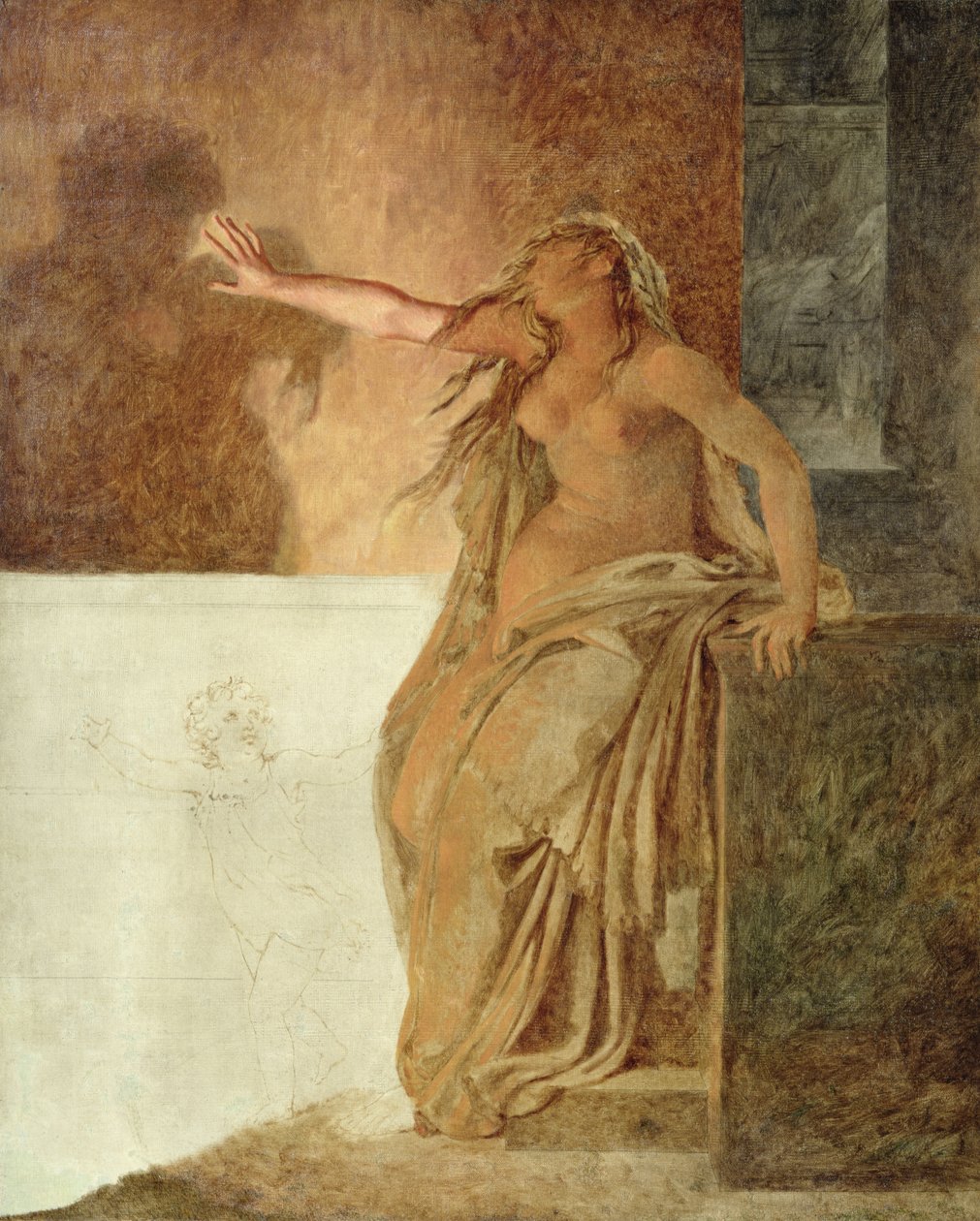 Tristeza de Baron Pierre Narcisse Guerin
