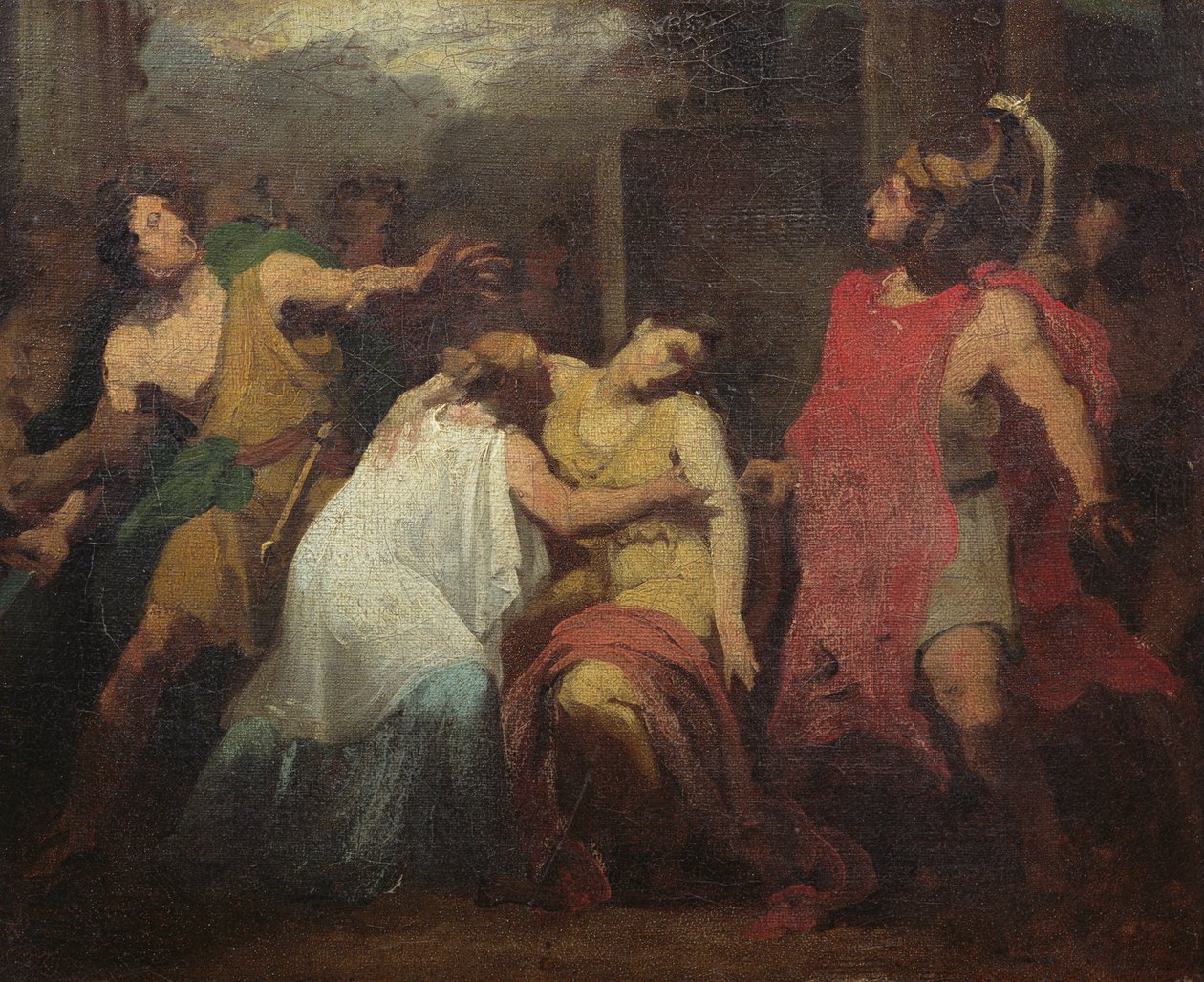Estudo para a morte de Lucretia de Baron Pierre Narcisse Guerin