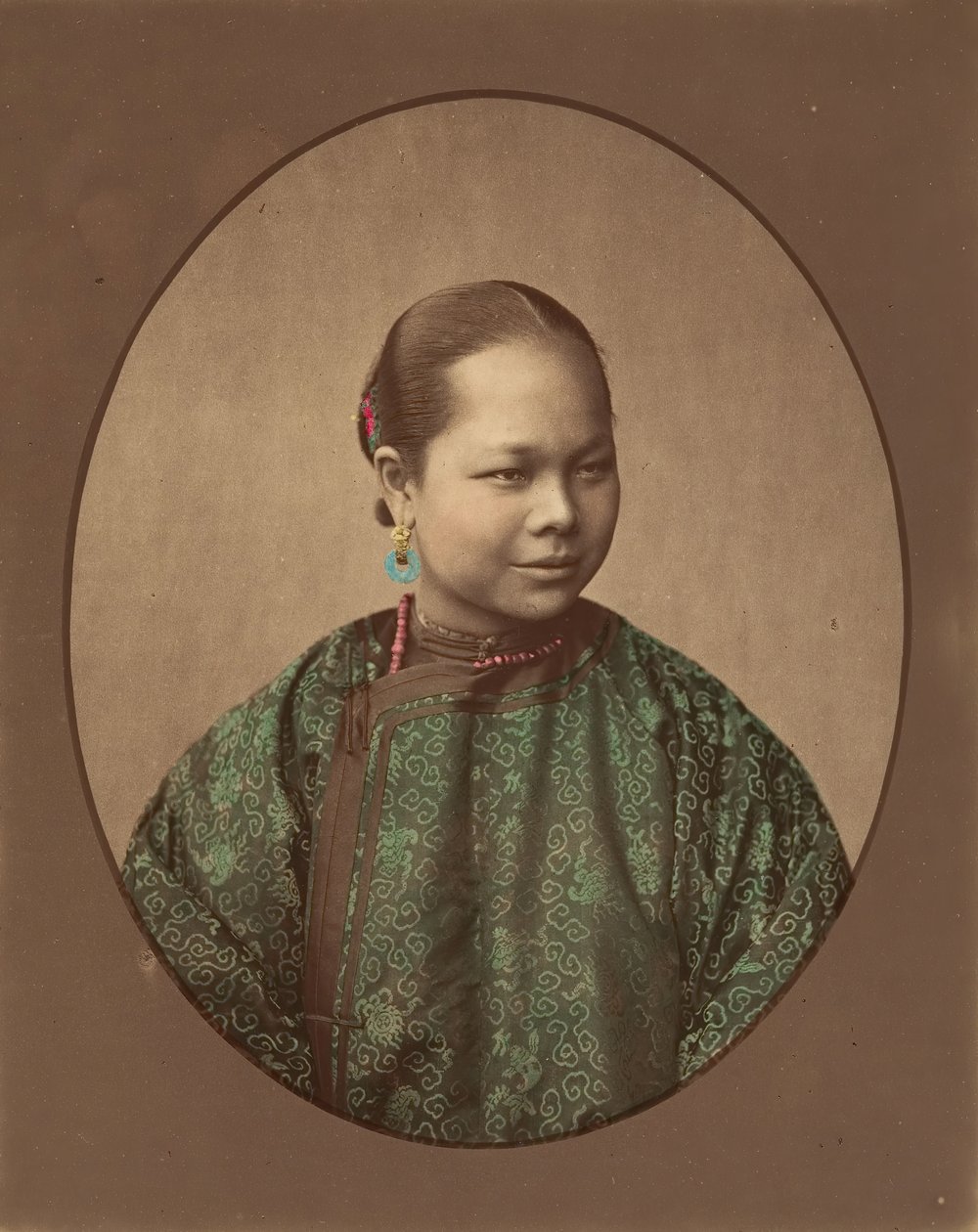 Garota de Xangai, década de 1870. de Baron Raimund von Stillfried