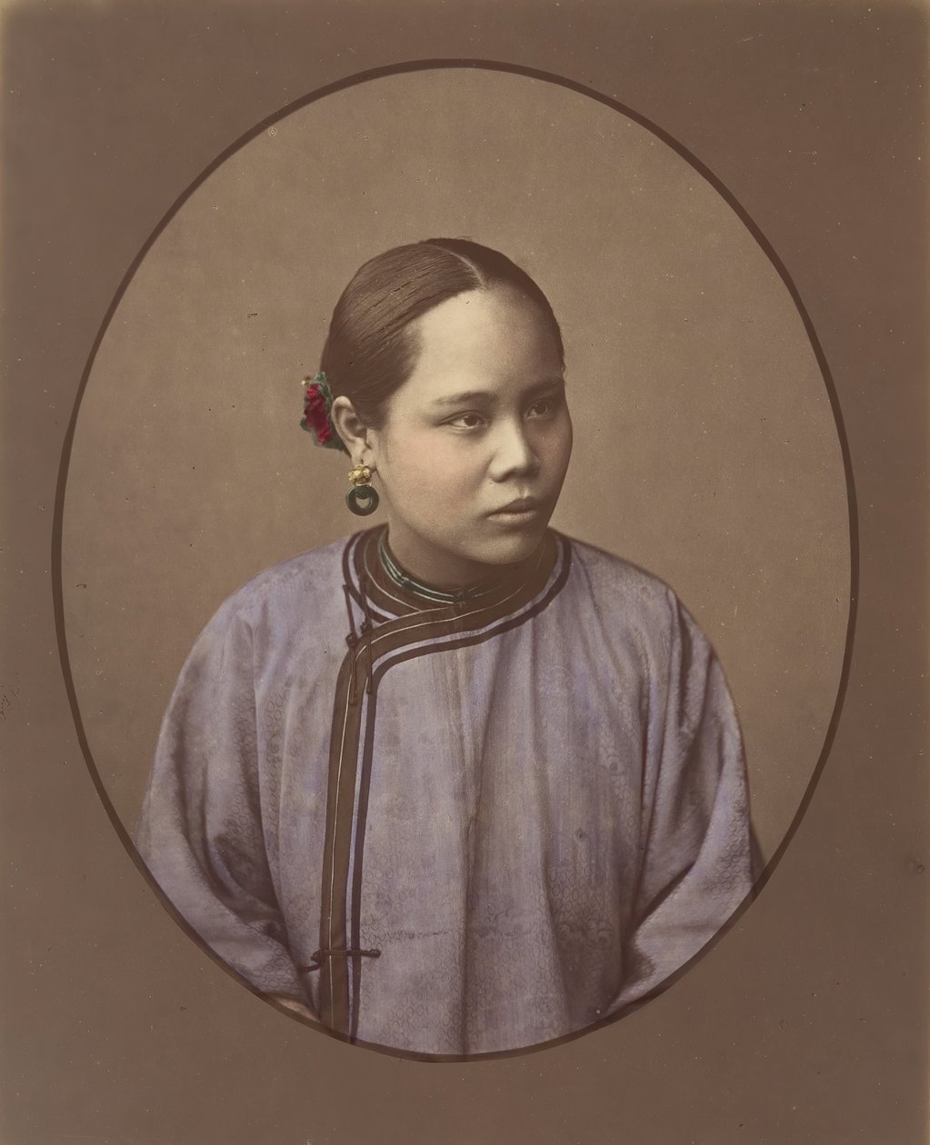 Garota de Xangai, década de 1870. de Baron Raimund von Stillfried