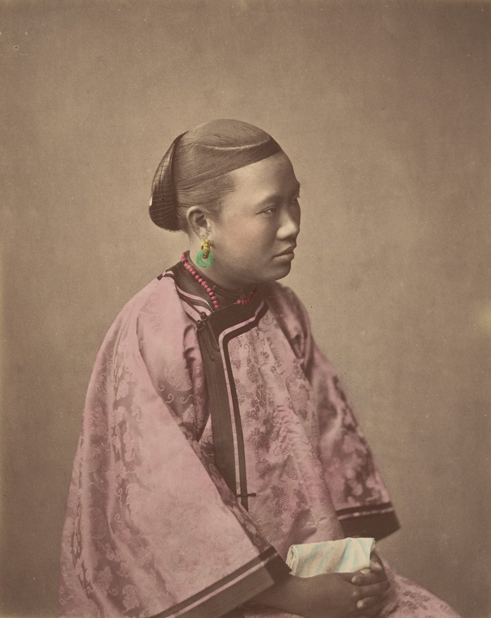 Garota de Xangai, década de 1870. de Baron Raimund von Stillfried