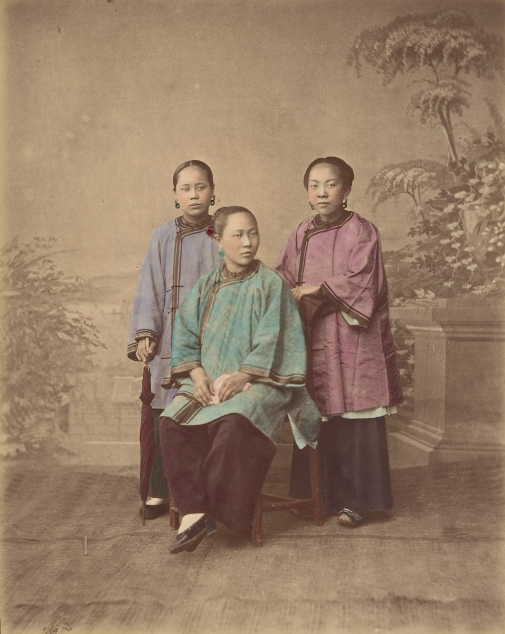 Garotas de Xangai, década de 1870. de Baron Raimund von Stillfried