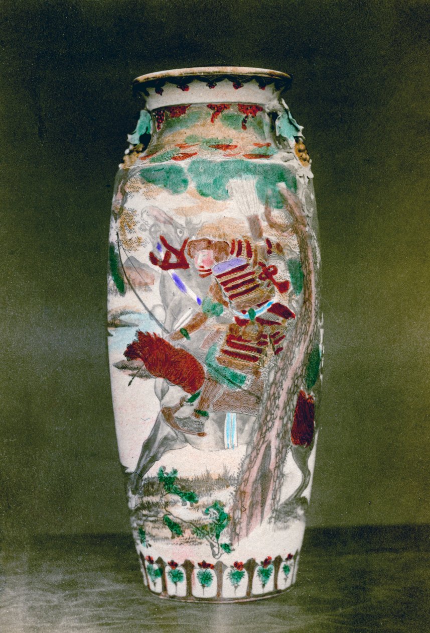 Vaso de satsuma, Japão, 1882 de Baron Raimund von Stillfried