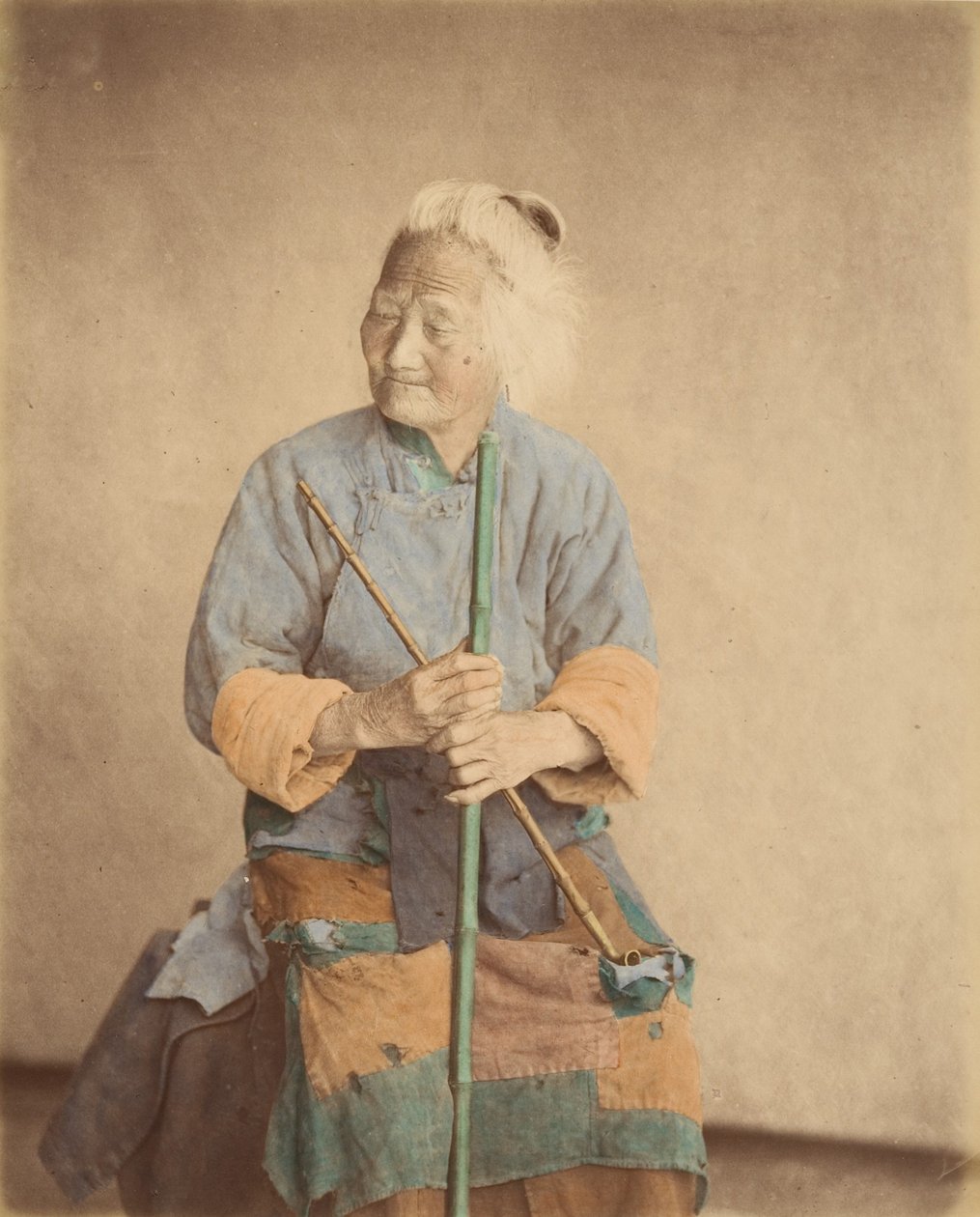 Velho mendigo, década de 1870. de Baron Raimund von Stillfried