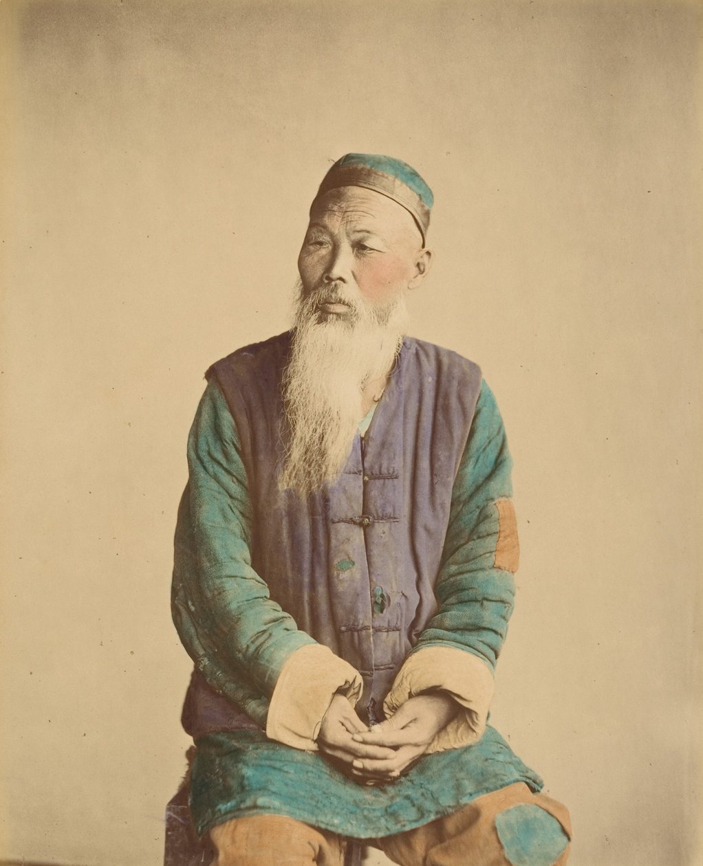 Velho mendigo, década de 1870. de Baron Raimund von Stillfried