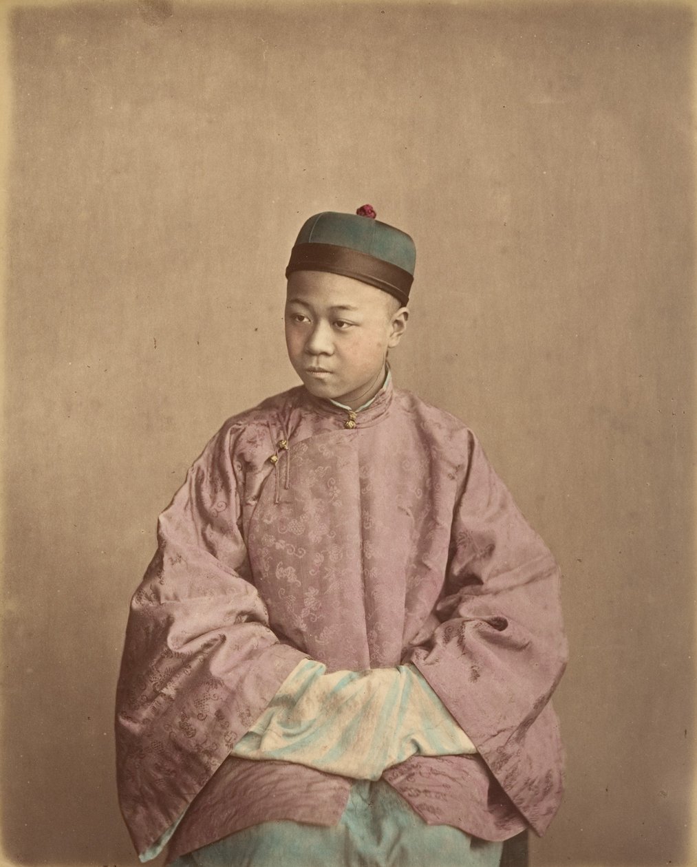 [Jovem cavalheiro chinês], década de 1870. de Baron Raimund von Stillfried