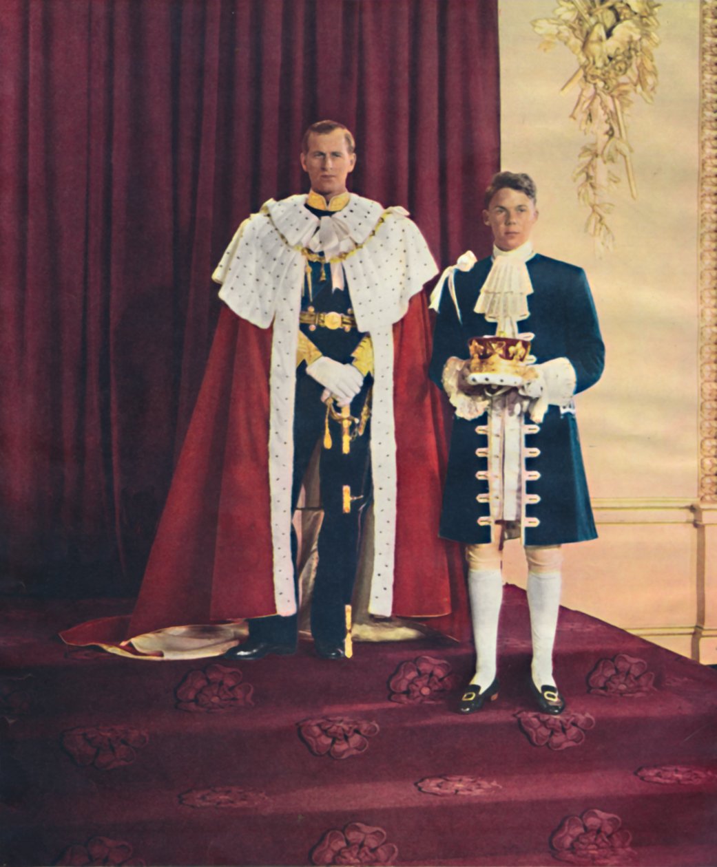 O Duque de Edimburgo e sua página, 1953 de Baron Sterling Henry Nahum