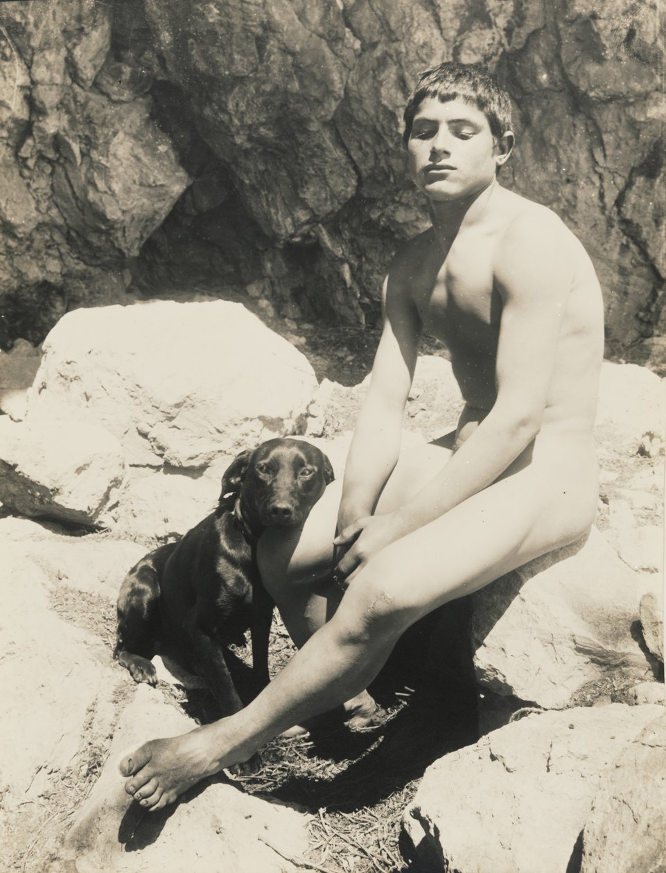[Rapaz nu e cão]. de Baron Wilhelm von Gloeden