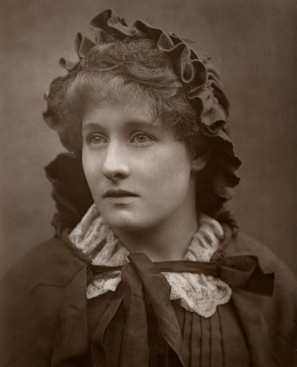 Atriz britânica Mary Rorke em The Harbor Lights, 1886 de Barraud