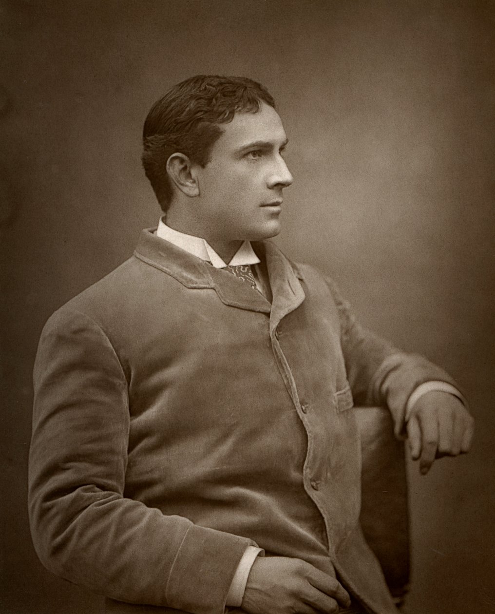 Maurice Barrymore, ator britânico, 1886 de Barraud
