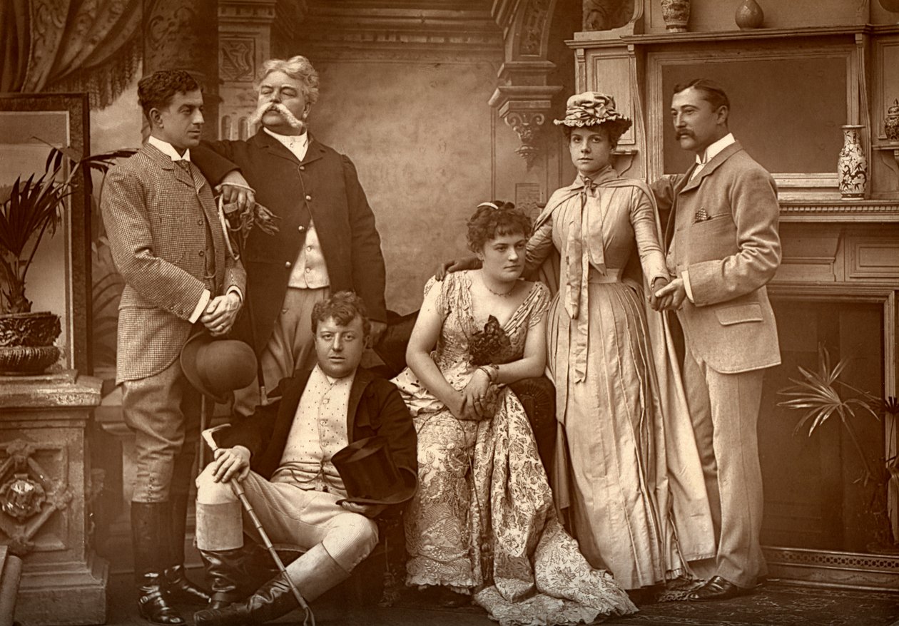 The Drury Lane Company em A Run of Luck, no Teatro Drury Lane, Londres, 1886 de Barraud
