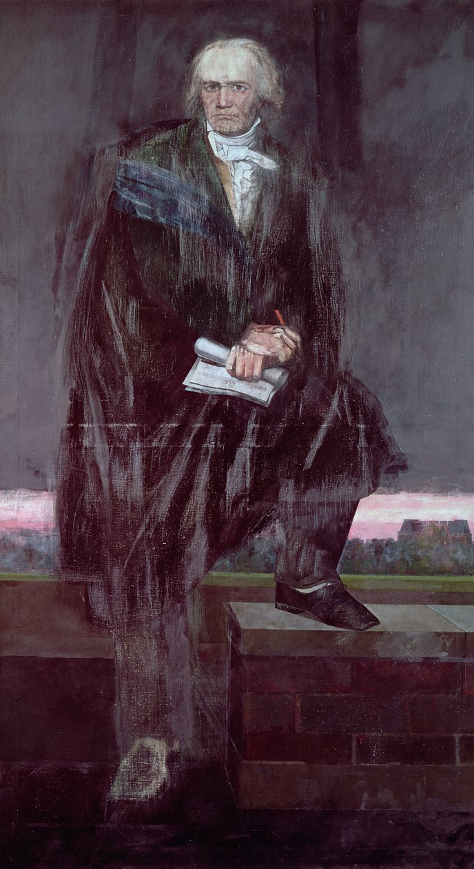 Retrato de Beethoven (inacabado) de Barry Fantoni