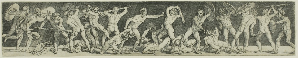 Batalha de Dezoito Homens Nus de Barthel Beham