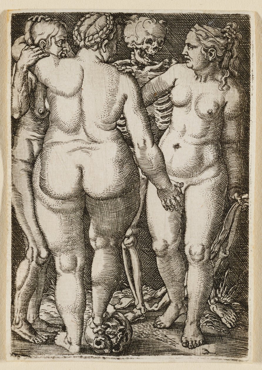 A Morte e as Três Mulheres Nuas de Barthel Beham