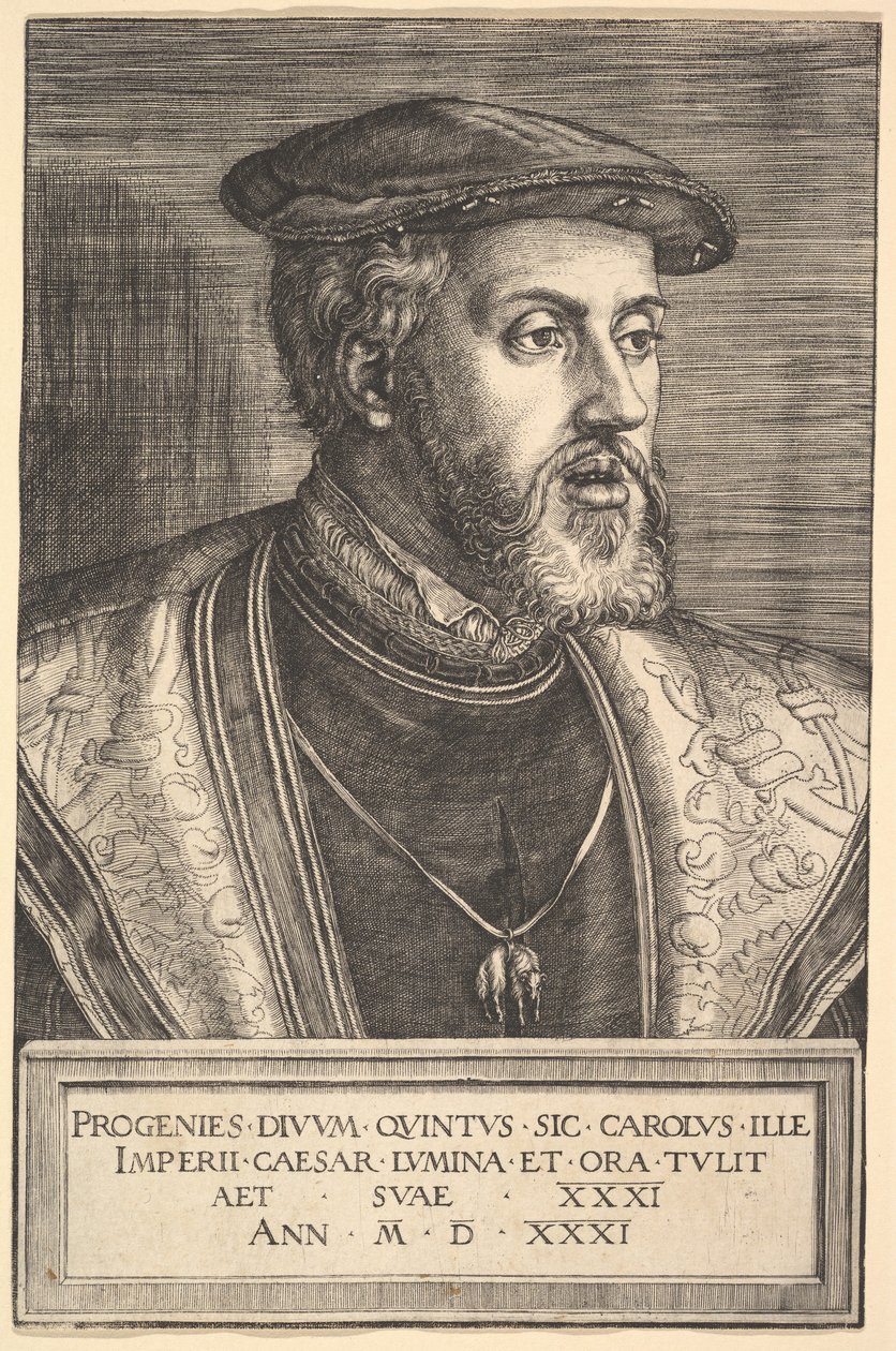Imperador Carlos V, século XVI. de Barthel Beham