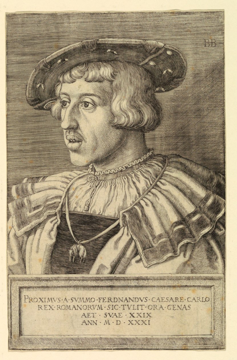 Fernando I, imperador do Sacro Império Romano-Germânico de Barthel Beham