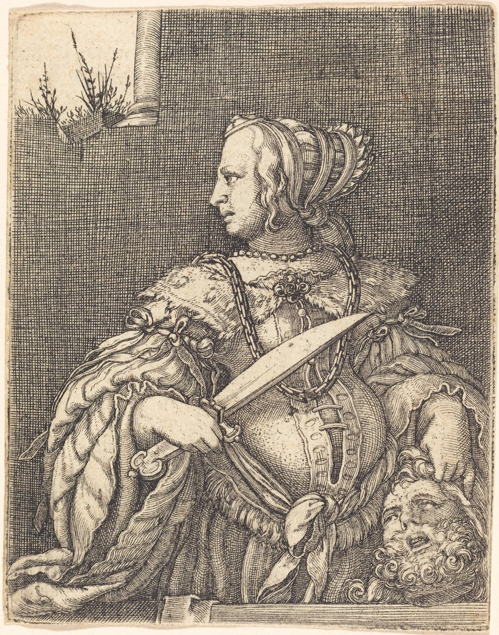 Judite com a Cabeça de Holofernes de Barthel Beham