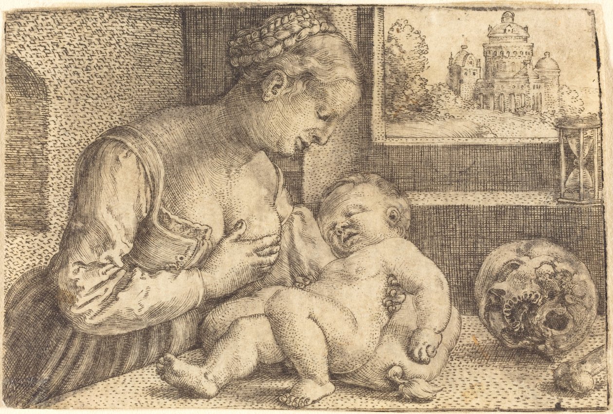 Madonna com caveira de Barthel Beham