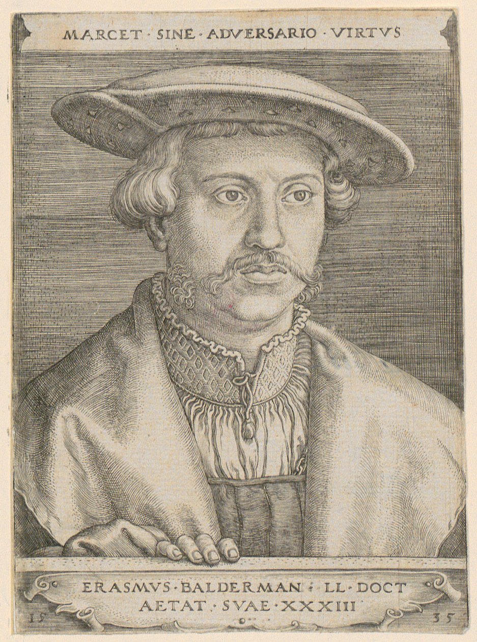 Retrato do doutor Erasmus Baldermann de Barthel Beham