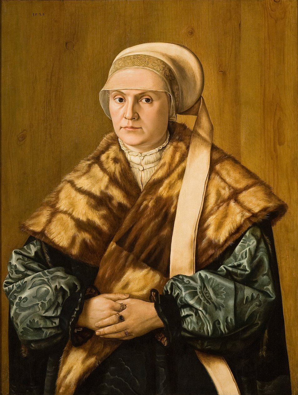 Retrato de uma mulher, 1529 de Barthel Beham