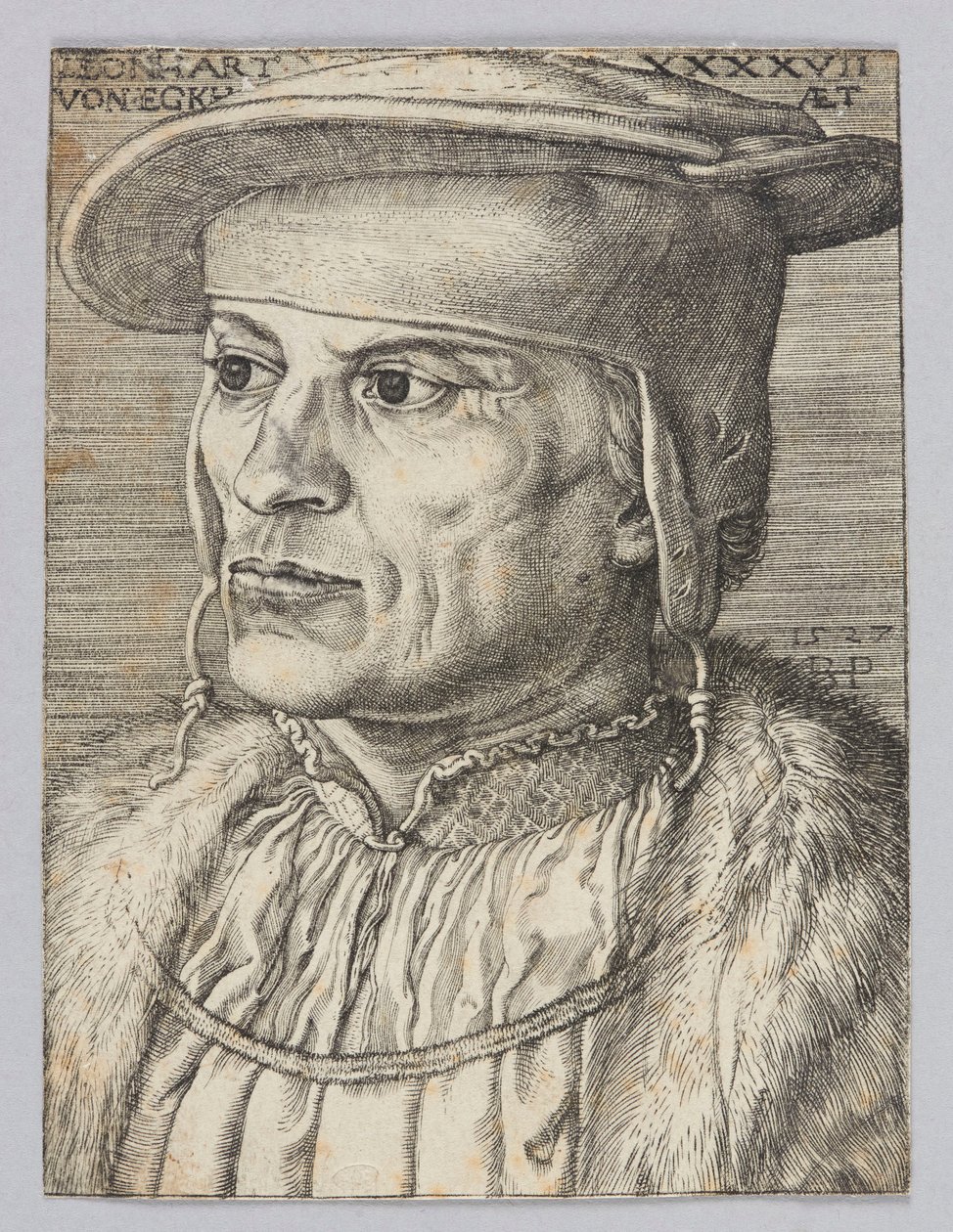 Retrato de Leonard Van Eckh de Barthel Beham