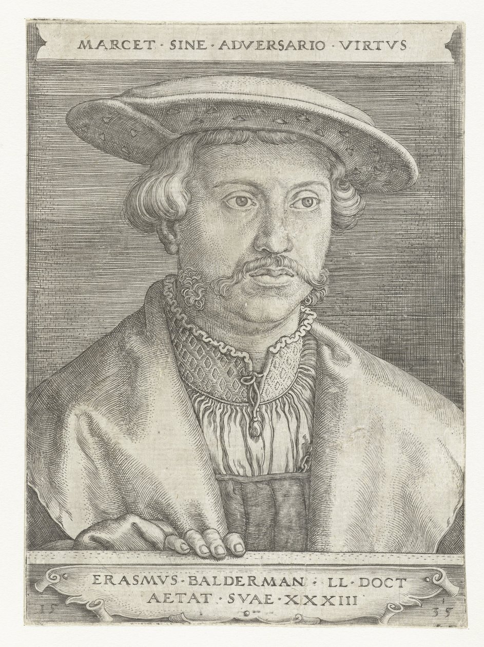 Retrato de Erasmus Balderman de Barthel Beham